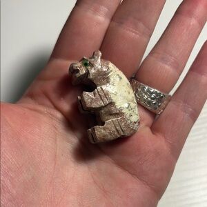 Handcrafted Stone hippo Figurine